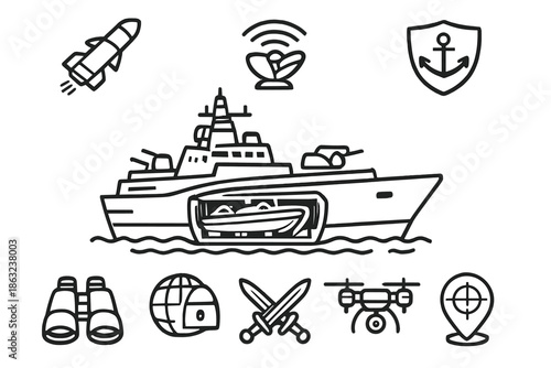 Naval Warfare Icons