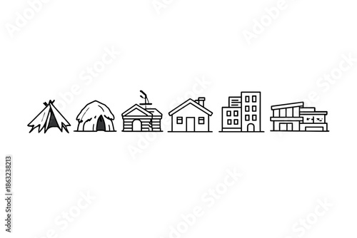Evolution of Housing Icons
