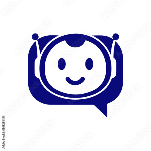 Live chatbot icon. Chatbot with Speech Bubble icon.