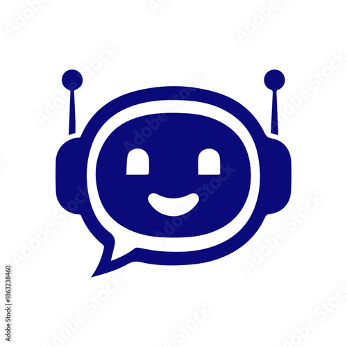 Live chatbot icon. Chatbot with Speech Bubble icon.