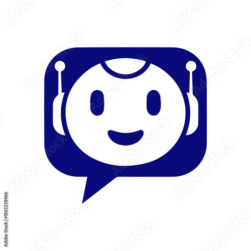 Live chatbot icon. Chatbot with Speech Bubble icon.