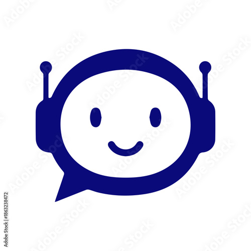 Live chatbot icon. Chatbot with Speech Bubble icon.