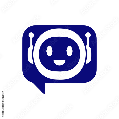 Live chatbot icon. Chatbot with Speech Bubble icon.