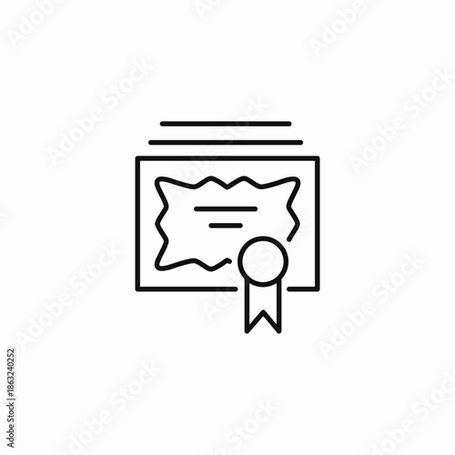 stack of diplomas icon sign vector