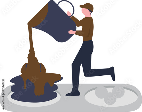 A vibrant illustration depicts a stack of fluffy pancakes adorned with berries and syrup representing a delightful breakfast scene