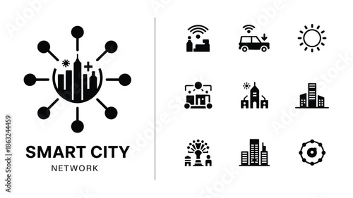 Smart City Icon Set