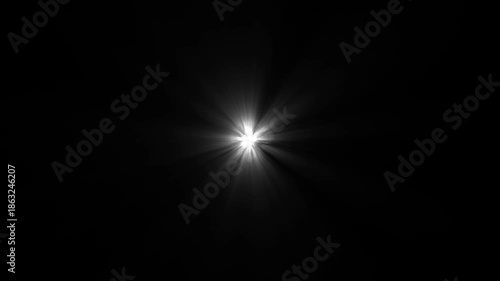 abstract beautiful rays of light motion on transparent