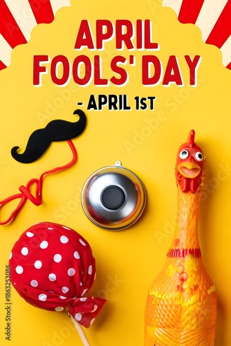 APRIL FOOLS DAY JOKE ITEMS RUBBER CHICKEN PRANK PROPS