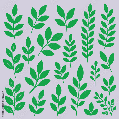 seamless pattern with leaves
