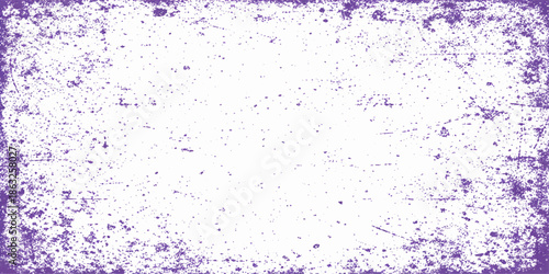 Abstract purple watercolor background with pink ink splashes and paint splatters creates a colorful liquid texture design featuring artistic grunge stains on a paper wallpaper backdrop