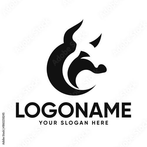 Bull Premium Logo Design