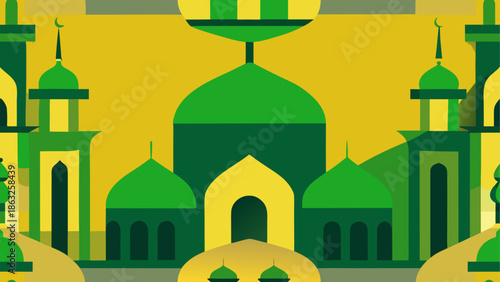 Islamic Ramadan Concept Ramadan Night Scene  Traditional Ramadan Design Crescent Moon Ramadan Ramadan background keywords AI image generation prompt