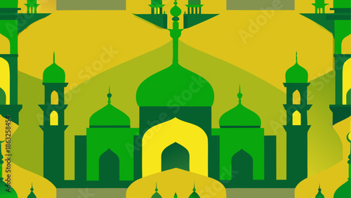 Islamic Ramadan Concept Ramadan Night Scene  Traditional Ramadan Design Crescent Moon Ramadan Ramadan background keywords AI image generation prompt