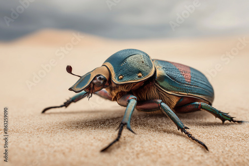 ancient egyptian scarab beetle symbol, sacred scarab insect from egypt, mystical egyptian scarab artifact