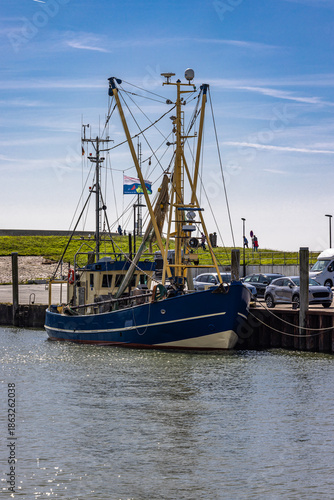 Fishing boat in the harbor of Nordstrand