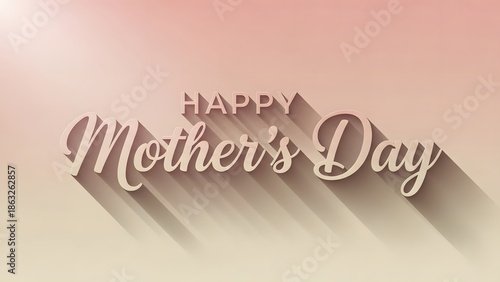 Happy mother's day greeting card