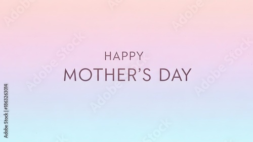 Happy mother's day greeting card