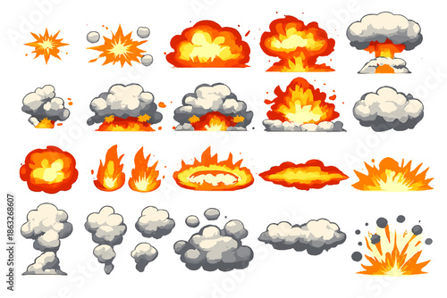 Explosion and Fire Effects Set