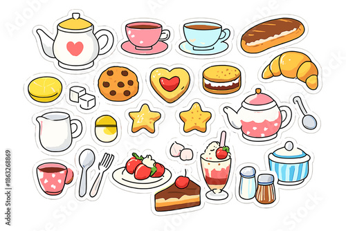 Cute Desserts and Tea Time Collection