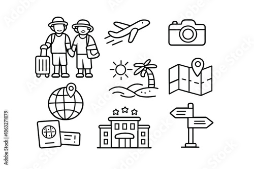 Travel Icons Set