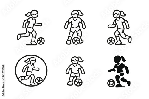 Soccer Players Icons