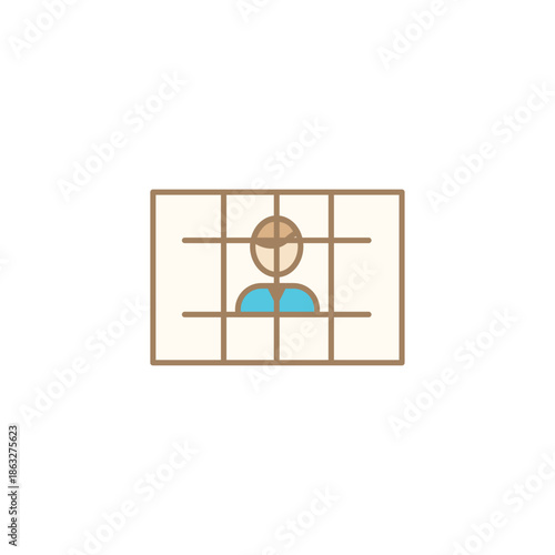 Iconos sobre leyes, abogados y juzgados