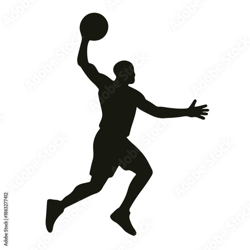 “Alley-oop dunk silhouette