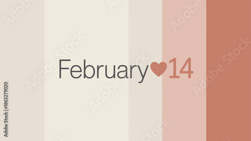 A heartwarming and romantic Valentine's Day greeting card design.