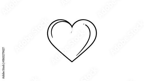 A simple heart shape.