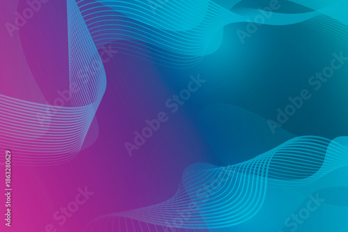 Abstract blue digital wave background with flowing lines and futuristic design