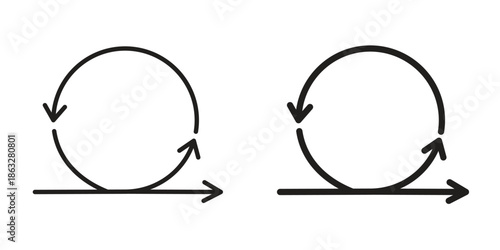 Agile icons Black symbol on transparent background. EPS10