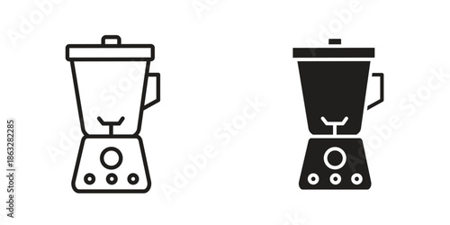 Blender icons Black symbol on transparent background. EPS10