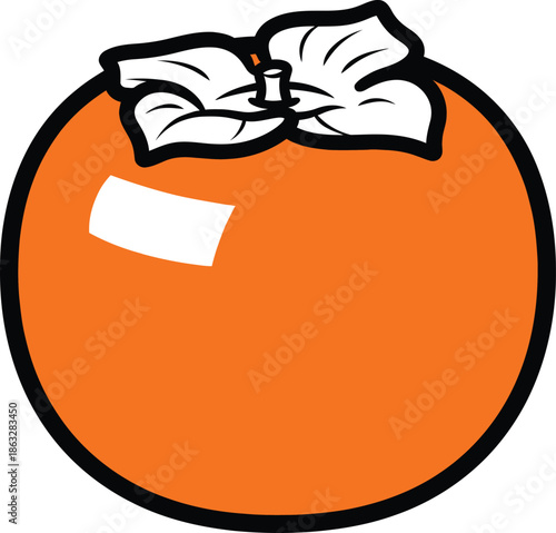 Vector orange candy with white wrapper silhouttee on transparent background AI Generative