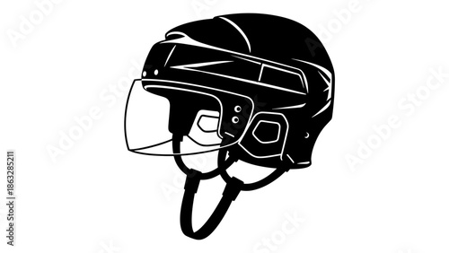 3D render of a future robot woman pilot wearing a black helmet and goggles with gloves and head equipment