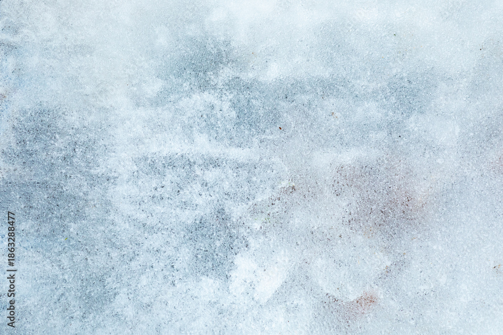 Obraz premium Light blue ice texture background