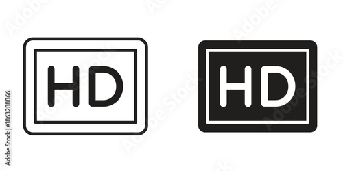 High definition icons Black symbol on transparent background. EPS10