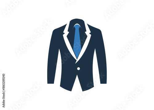 Modern Blazer Fashion for Professional and Trendy Style Design Stock Illustration