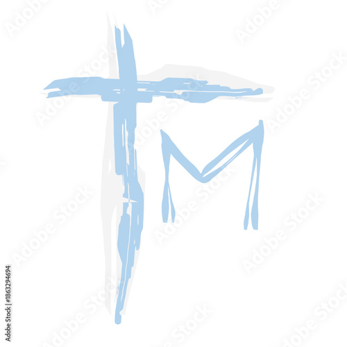 Cruz de María trazo.