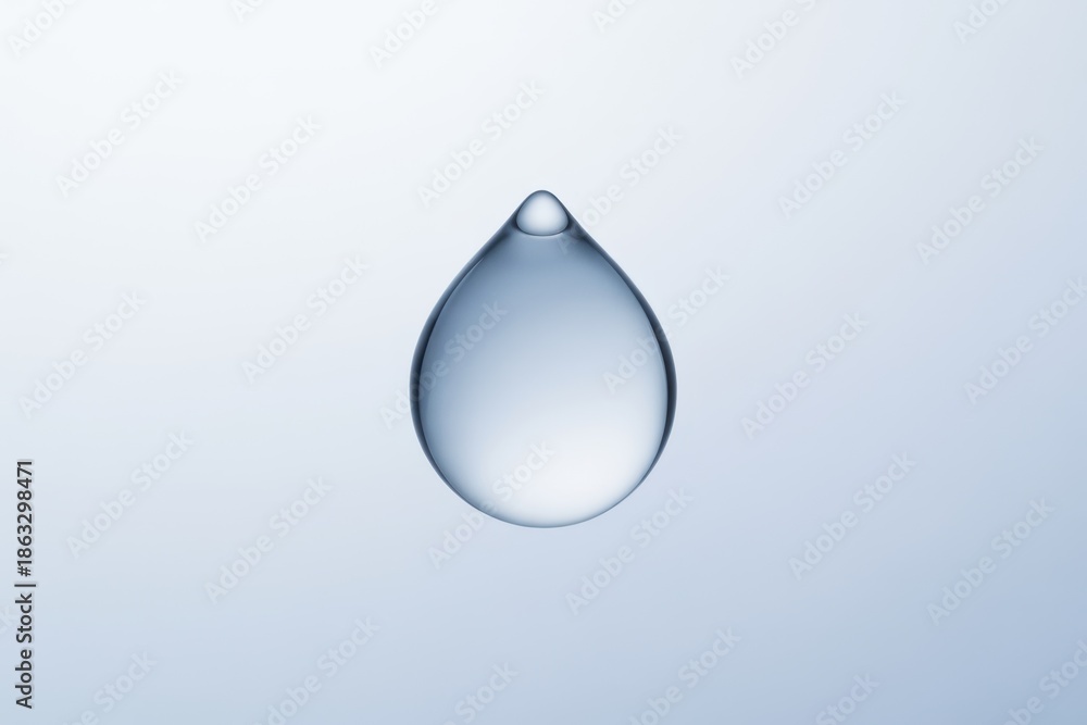 Fototapeta premium Single Water Droplet