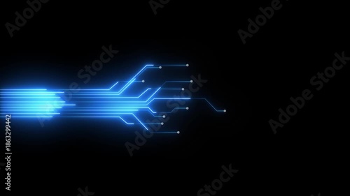 Ai tools or neon box. Multi function for Agentic AI technology motion background. Multi agent AI systems, Automate daily Tasks Smart AI solutions improve efficiency, Automate repetitive 4k video...