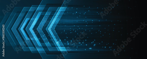 Abstract polygonal background technology concept, futuristic background