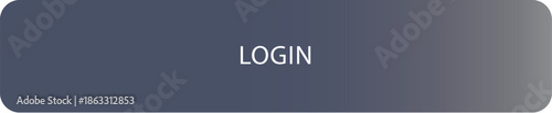 Gradient login button vector for modern UI design soft rectangle web interface element CTA