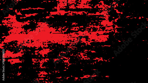 Abstract red and black grunge texture with distressed noise effect and high contrast grainy pattern.