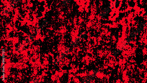Abstract red and black grunge texture with distressed noise effect and high contrast grainy pattern.