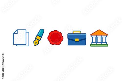 Legal and Business Icons
