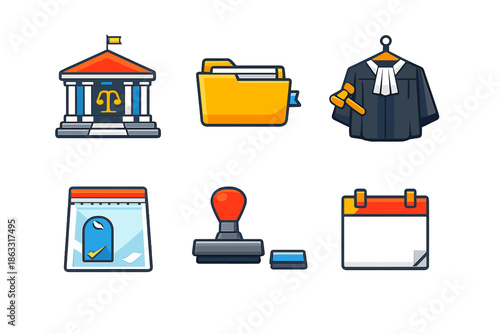 Legal icons collection