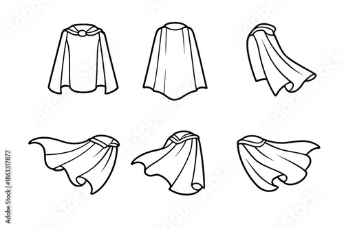 Collection of superhero capes