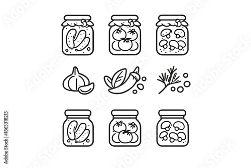 Preserved Food Icons