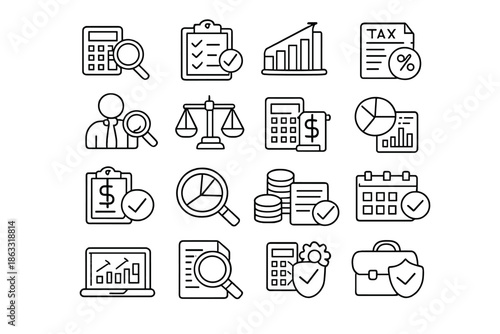 Finance and Business Icons Collection