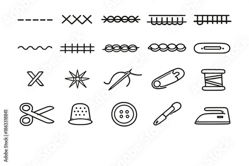 Sewing Icons Collection